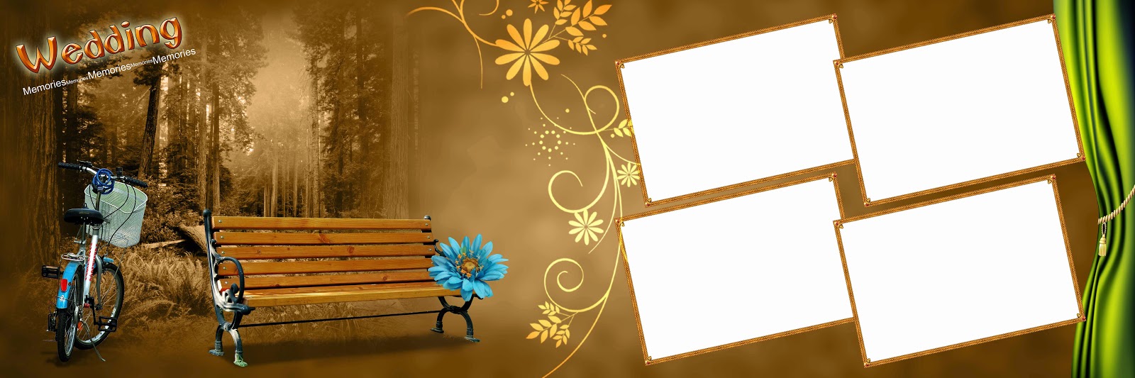 Creative Psd Files Karishma Album Backgrounds,Photo Frames