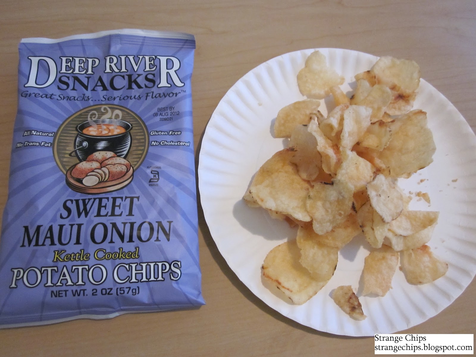 Strange Chips Deep River Snacks Sweet Maui Onion
