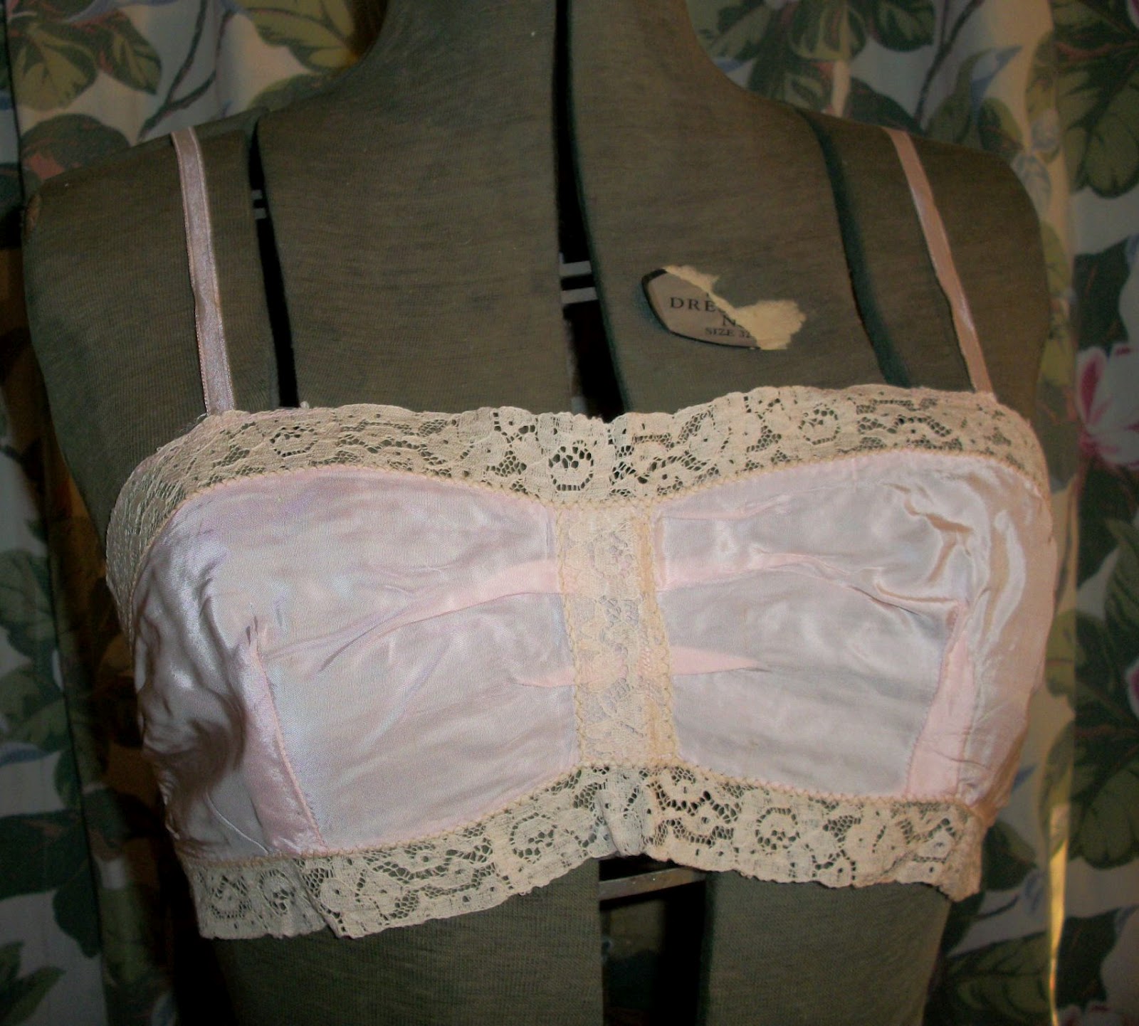 Sewing Vintage Two Early Brassieres