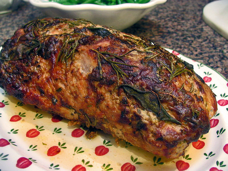 Pork Roast with Mushroom Gravy Pork Recipe Healthy Pork Roast Recipe