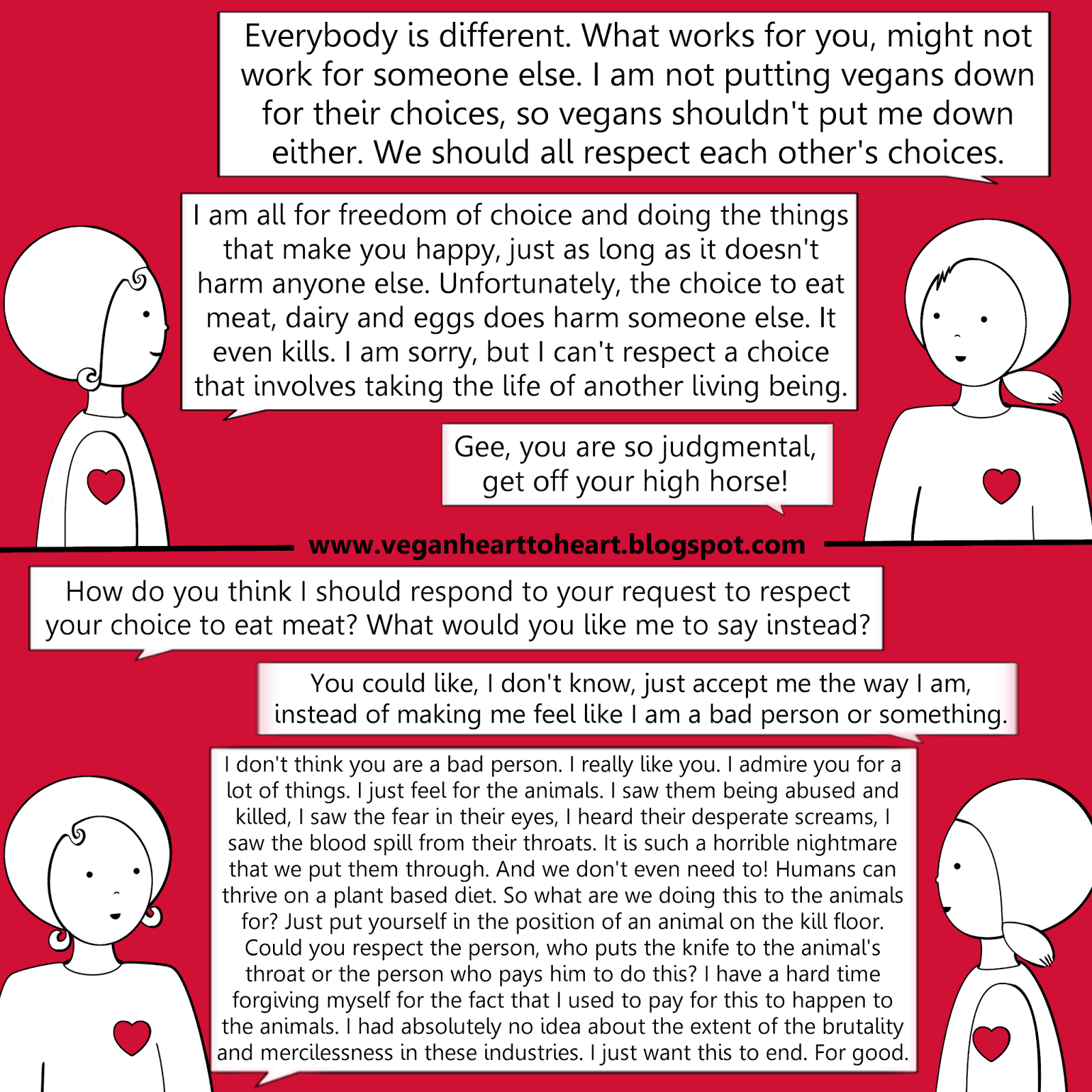 Vegan Heart to Heart: Why do vegans have such a hard time respecting