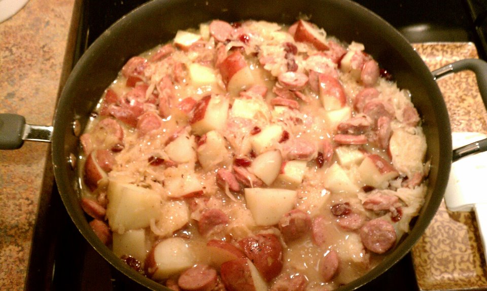The HodgePodge Gallery GermanStyle Sausage Skillet