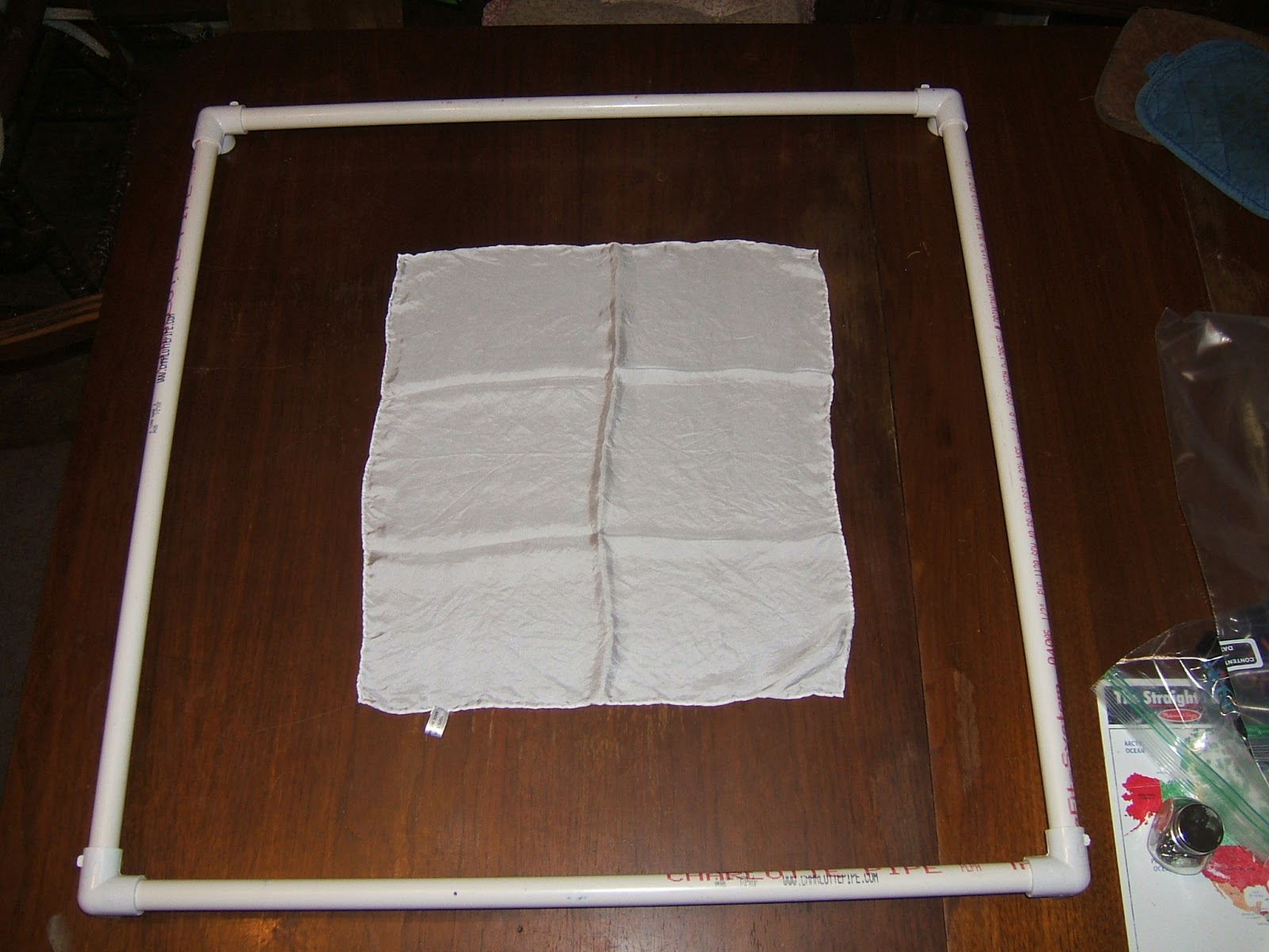 Mommy Makes Messes PVC Silk Painting Frame