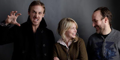 ryan gosling, michelle williams y el director derek cianfrance