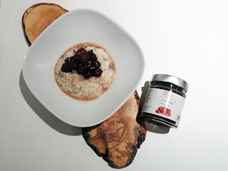 risotto con mostarda di fragoline
