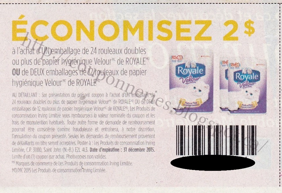 Coupons royale 2