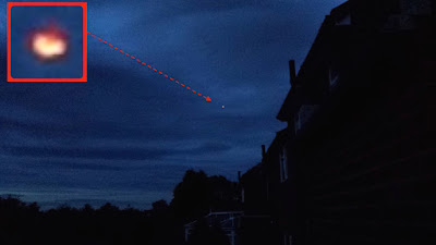 UFO Sightings Glowing UFO Above Durham England 2015, UFO Sighting News