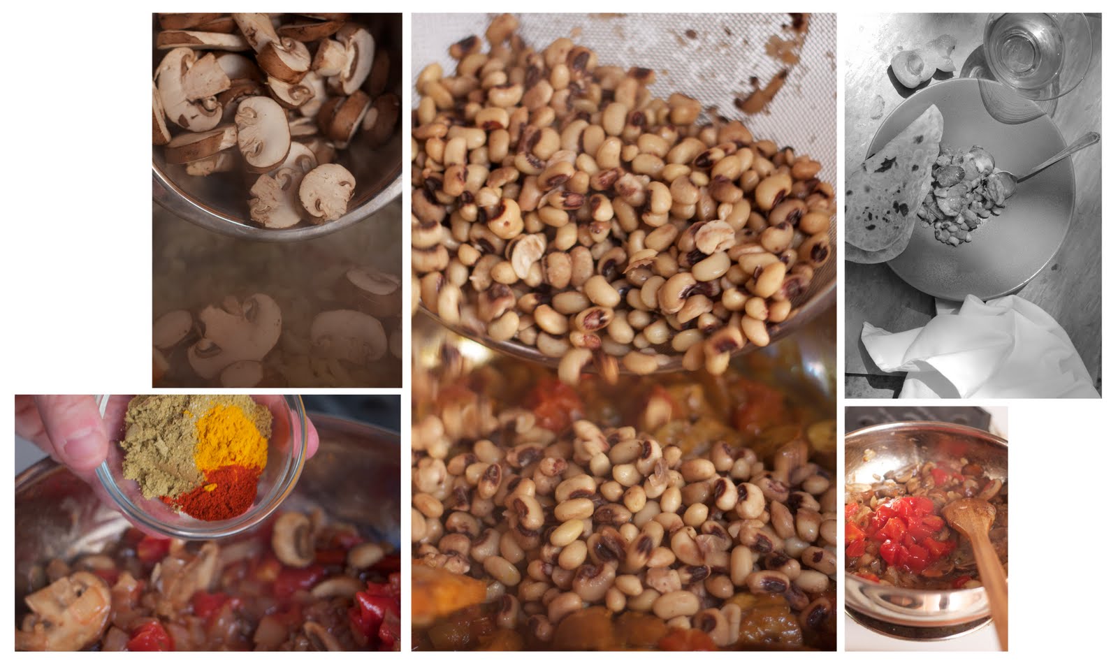 The Colors Of Indian Cooking Black Eyed Peas Go Indian, A Family