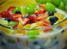 resep menu minuman buka puasa es buah spesial sedap, nikmat, legit