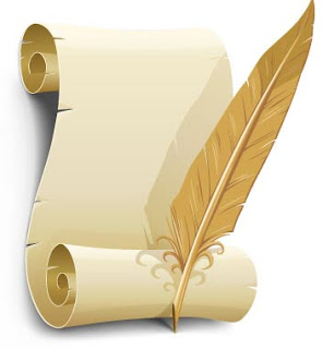 paper scroll vector