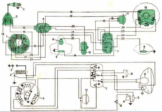 Electric Wiring Diagrams Of A Vespa Scooter