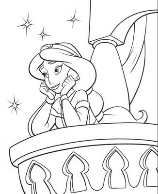 coloring pages disney princess jasmine. disney princess coloring pages