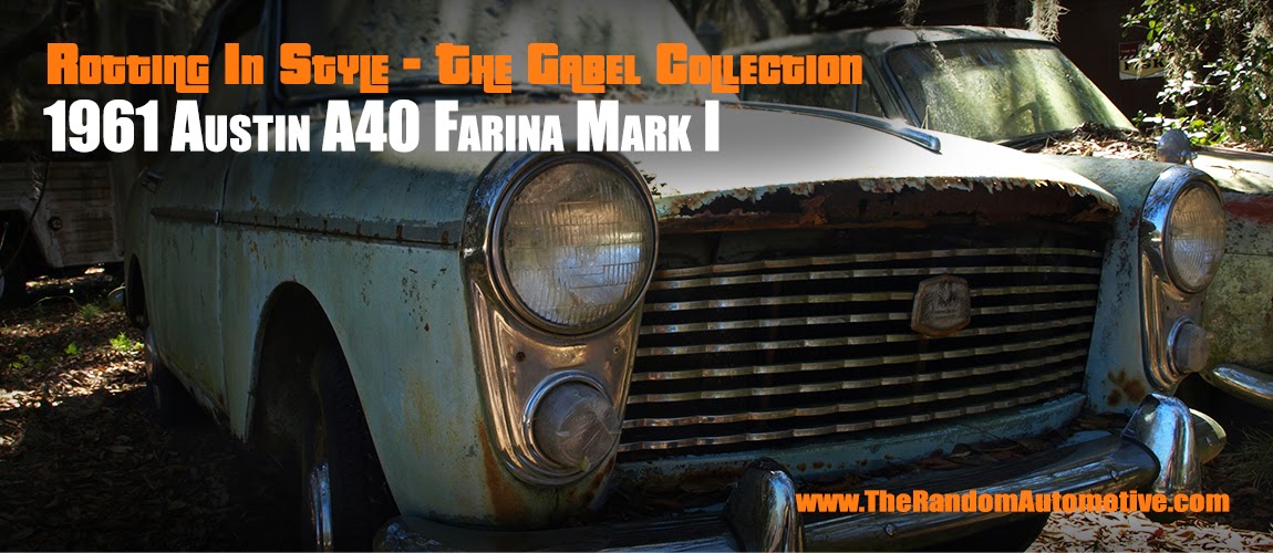 1961 austin a40 farina mark i mk1 abandoned florida orlando running rev engine british
