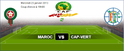 Maroc vs Cap vert LIVE