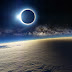 Space solar eclipse / 3Dwallpaper