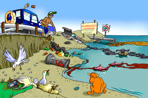 Resultado de imagen para contaminacion oceano gif