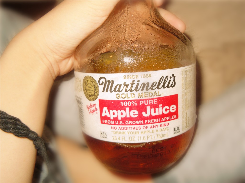 AWESOME HUMAN. APPLE JUICE looks like beer bottle