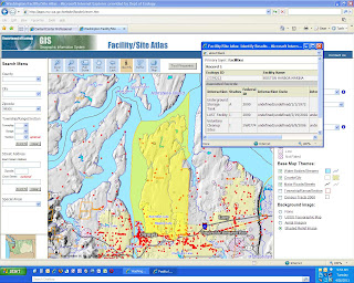 screen grab from Ecology's Facility/Site Database