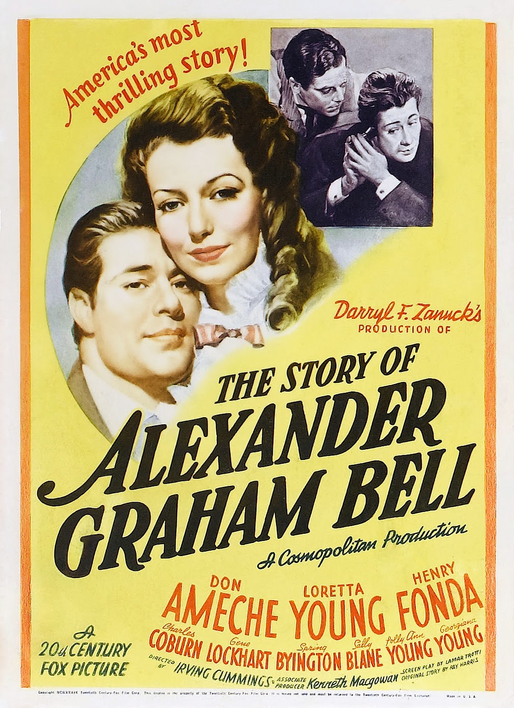 Film Trailers World The Story Of Alexander Graham Bell 1939 Trailer