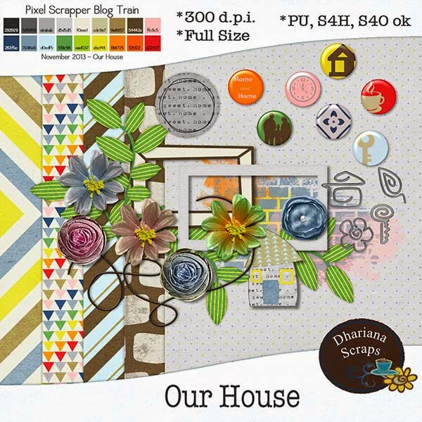 Our House from Dhariana scraps