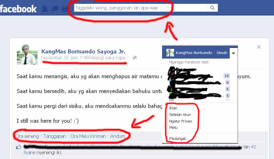 Merubah Facebook Jadi Bahasa Jawa Supercoolzz