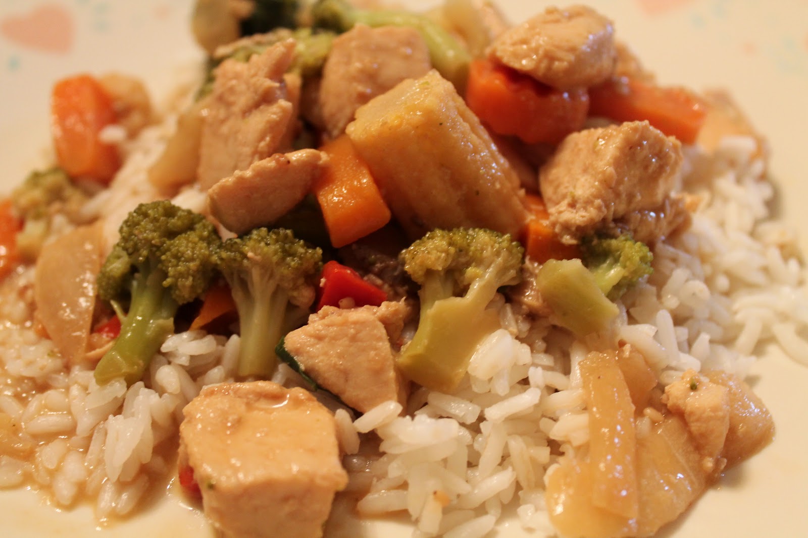 The Orange Strainer: Orange-Chicken Rice Bowl