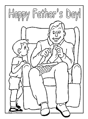 fathers day coloring