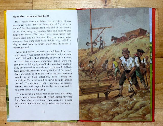 ladybird tuesday, vintage books, the story of our canals