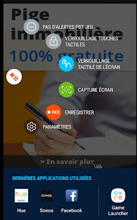 smartphone ... la raison un utilitaire Game Tools ... comment faire ?