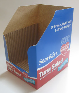an empty StarKist tuna salad box
