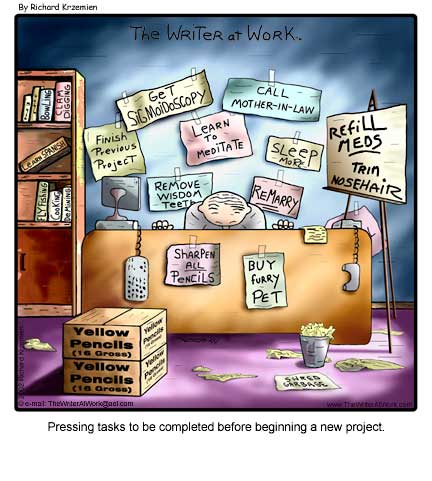 procrastinating demons.