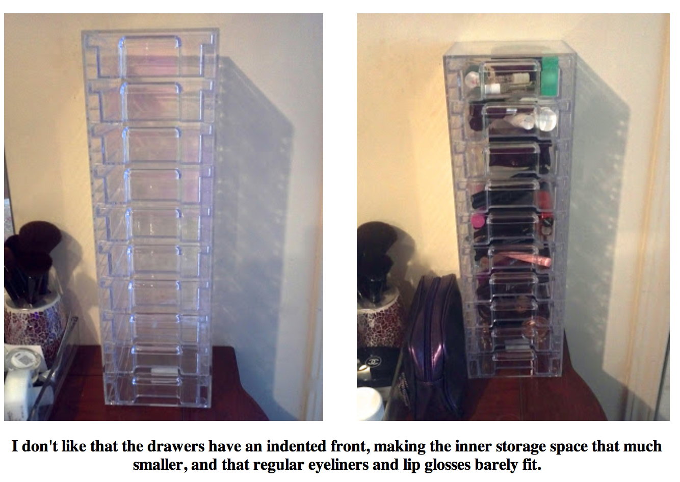 Roxy's Girl Time BOTD Acrylic Makeup Storage Tower