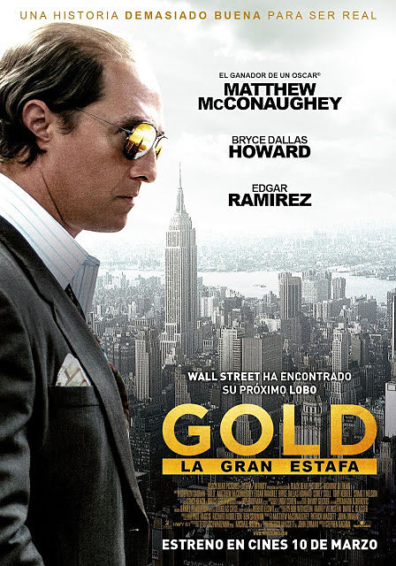 Cartel oficial español: Gold, la gran estafa (2016)