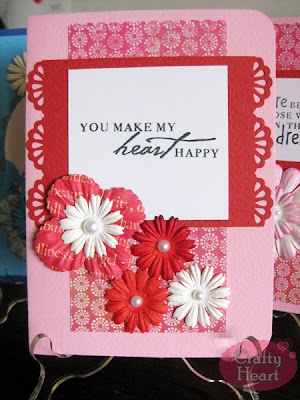 Handmade Card - You Make My Heart Happy
