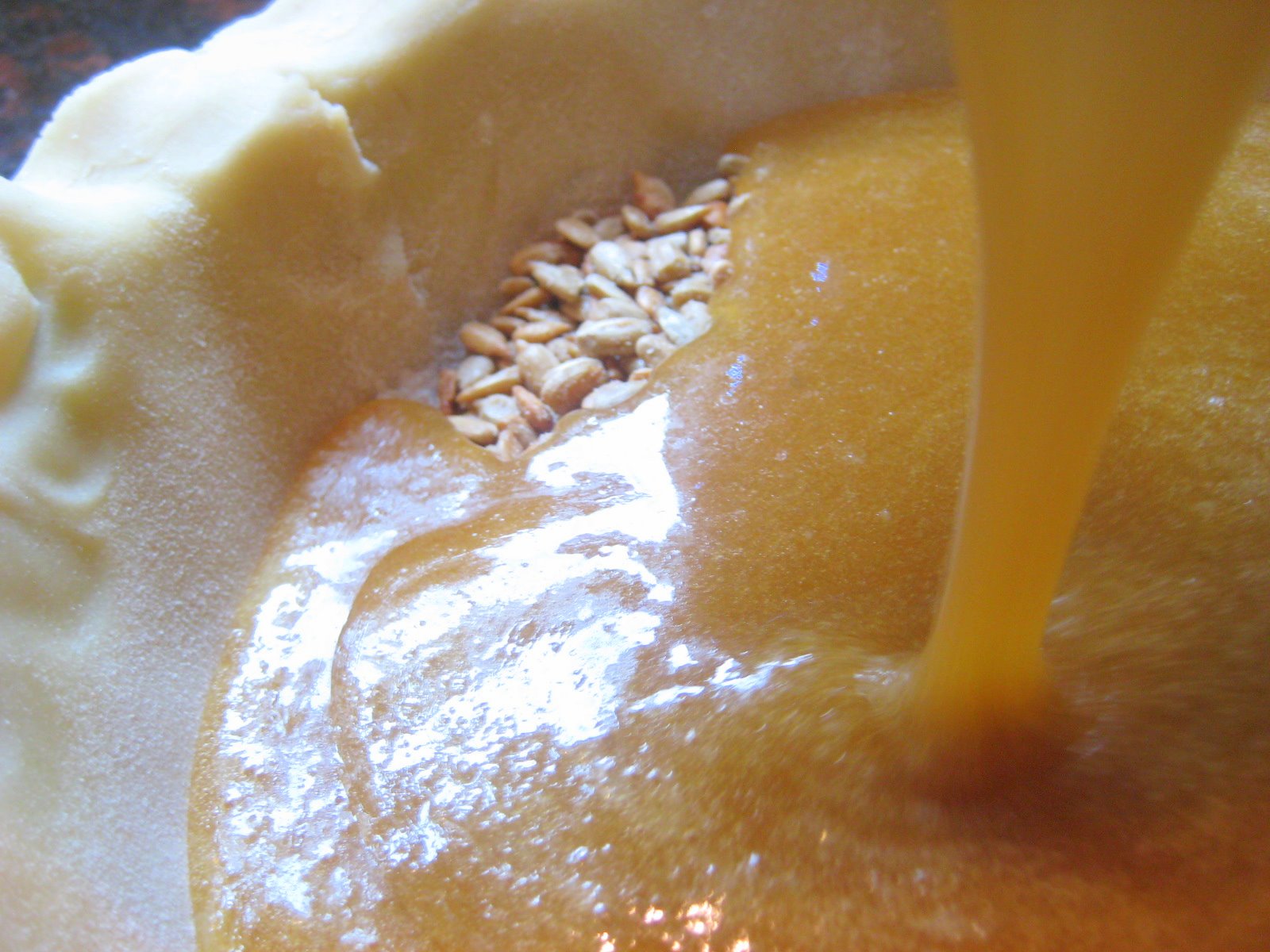 MISTY'S MORNINGS Sunflower Seed Caramel Pie {nutfree pecan pie}