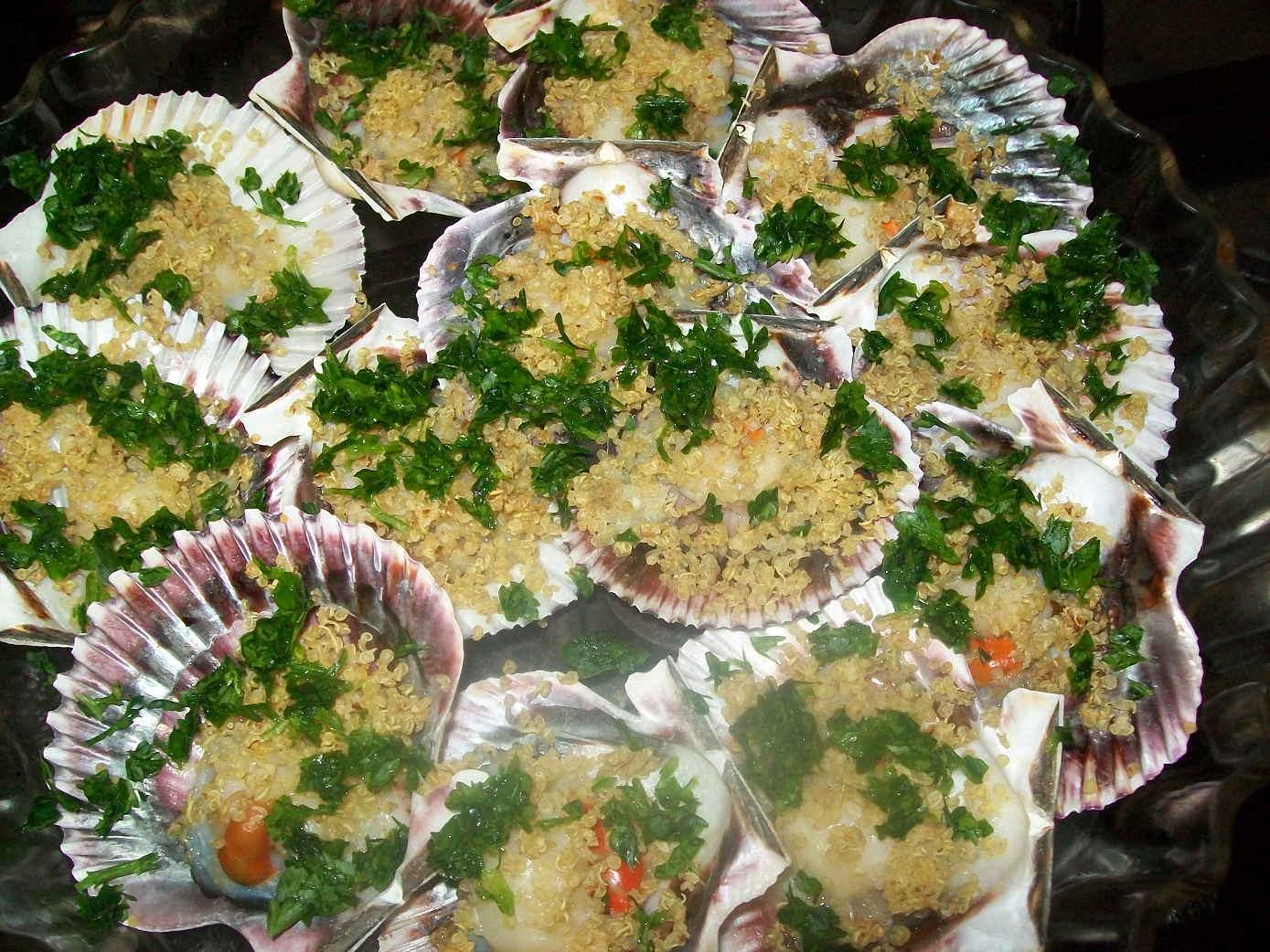 http://www.ricettegrupposanguigno.com/2014/04/capesante-gratinate-con-quinoa-senza-ne.html