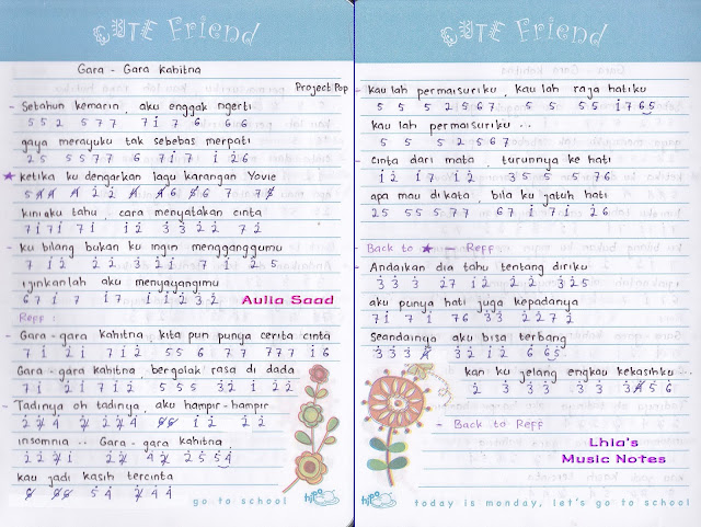 Not Angka : Project Pop - Gara Gara Kahitna | Aulia's World