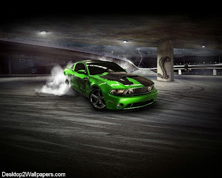 ford mustang images sport tuned green drift