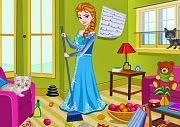 Frozen Elsa bedroom cleaning