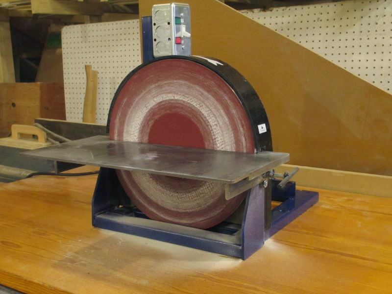 Homemade 12" disc sander Canadian Knifemaker