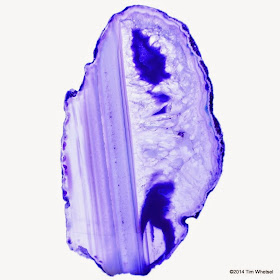 Purple Agate Geode Slice - ©2014 Tim Whetsel - TDWJewelry