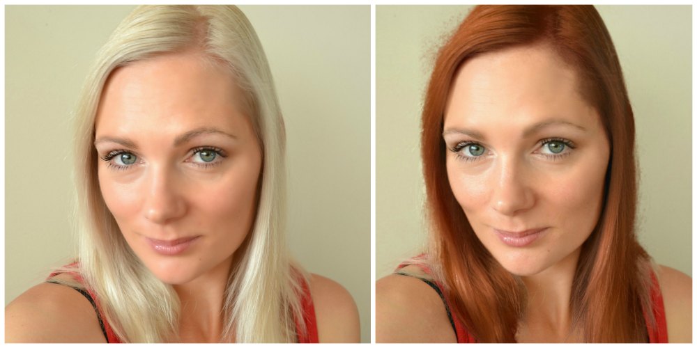 red or blonde