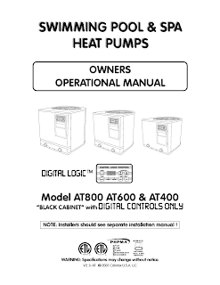 manual repair service heat swimming spa pool