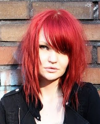 dark red hair girl