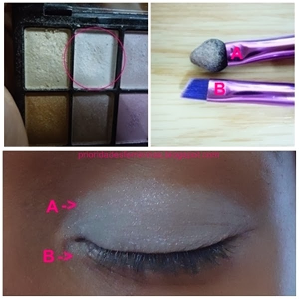 Sombra branca e pincéis tutorial