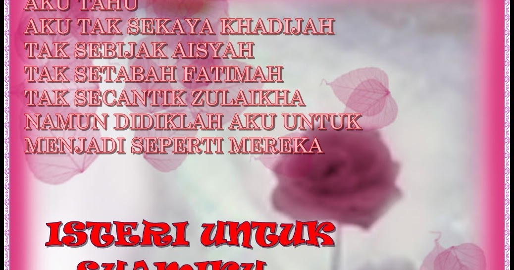 Bila Si Domi Nisa Mengarut Isteri Untuk Suamiku