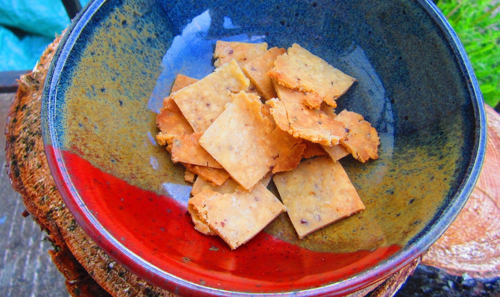 sunday morning easy rice flour crackers