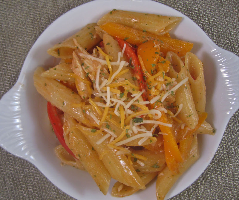 Stephanie Cooks BBQ Chicken Pasta Skillet