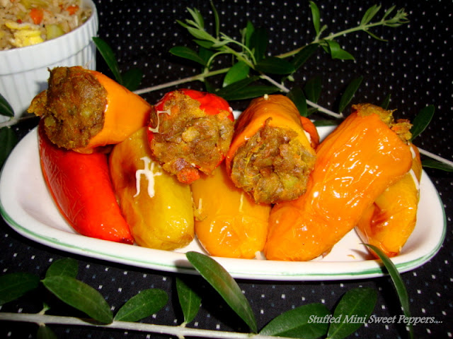 images for Stuffed Mini Sweet Peppers /Stuffed Peppers Recipe /Stuffed Mini Peppers /Baked Stuffed Peppers