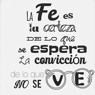 En aquella cruz: La fe es la certeza de lo que se espera, la convicción